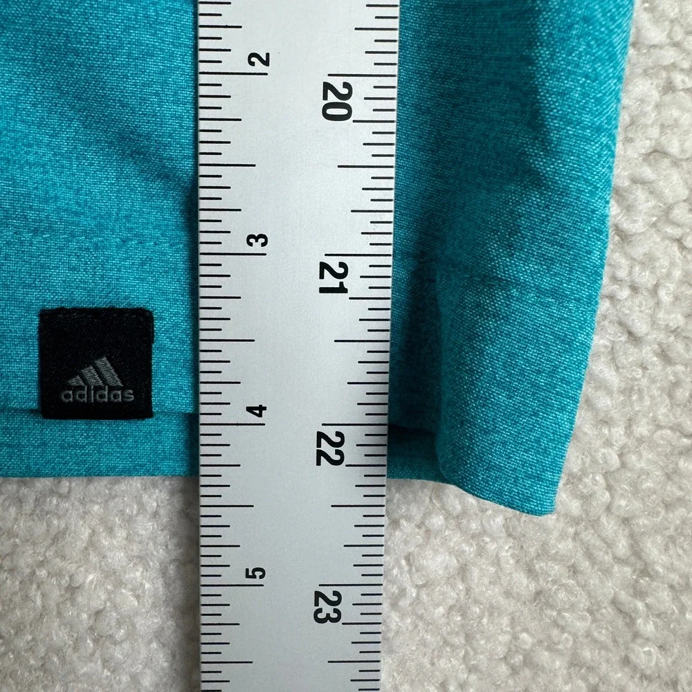 Adidas Ultimate365 Golf Shorts Mens 38 Teal Heathered Performance Athletic